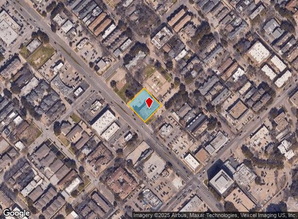  3906 Lemmon Ave, Dallas, TX Parcel Map