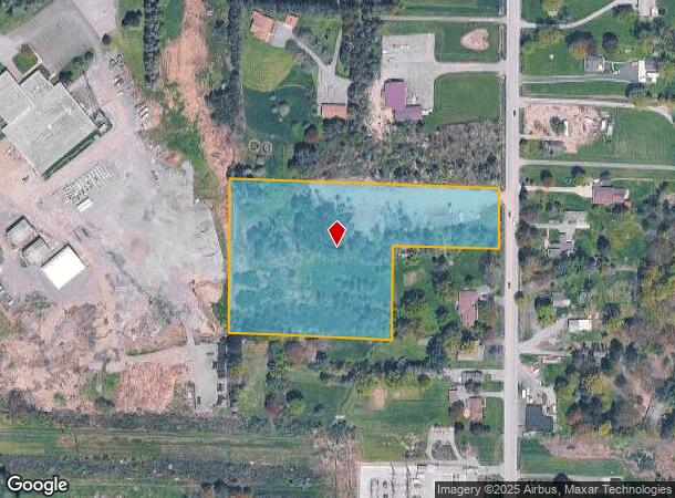 1119 N Davis Rd, East Aurora, NY Parcel Map