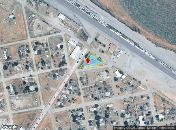 405 Railroad Ave, Slaton, TX Parcel Map