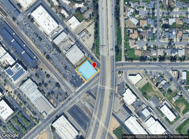  2721 Cesar Chavez Blvd, Fresno, CA Parcel Map