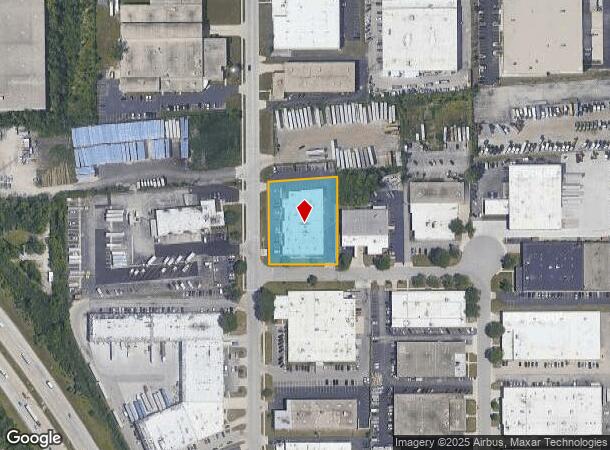  781 N Industrial Dr, Elmhurst, IL Parcel Map