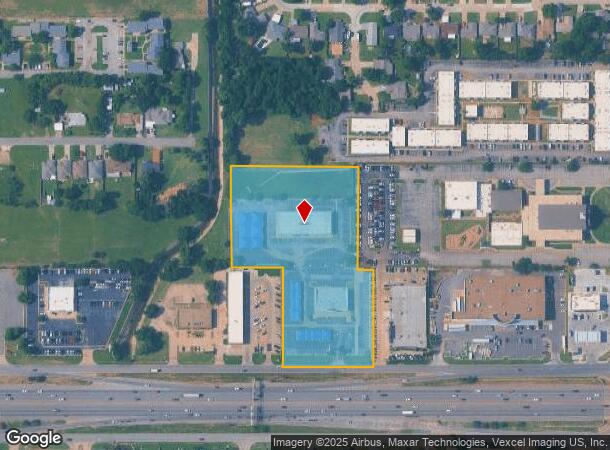 613 W I 240 Service Rd, Oklahoma City, OK Parcel Map