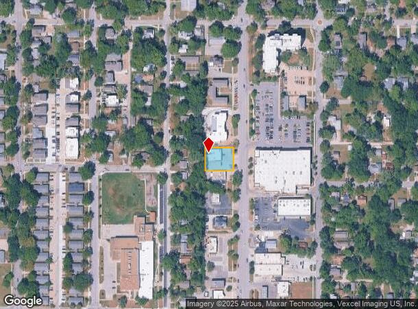  1741 Massachusetts St, Lawrence, KS Parcel Map