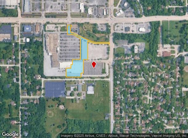 4055 211Th St, Matteson, IL Parcel Map