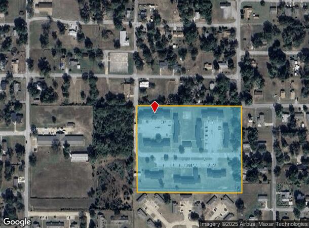  1307 E 1St St, Okmulgee, OK Parcel Map
