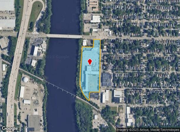 1661 Monroe Ave Nw, Grand Rapids, MI Parcel Map