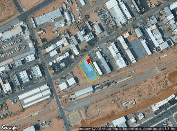 1589 Foothill Dr, Boulder City, NV Parcel Map