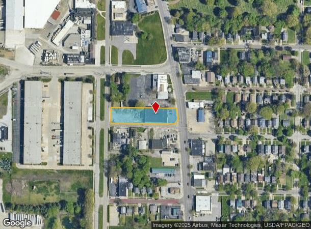  1466 S Main St, Akron, OH Parcel Map