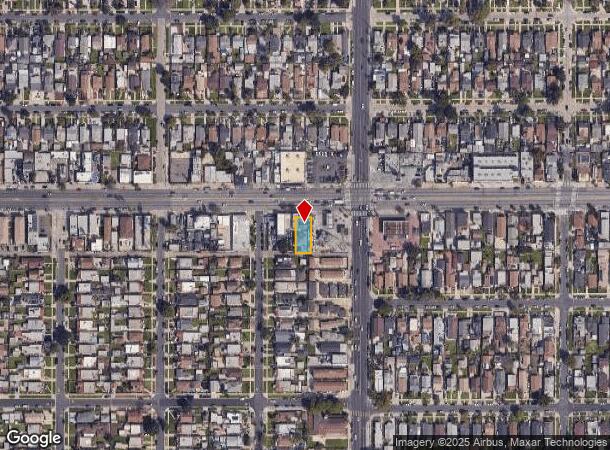  1412 W Florence Ave, Los Angeles, CA Parcel Map