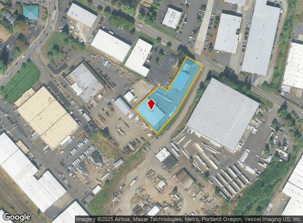 8250 Sw Hunziker Rd, Portland, OR Parcel Map