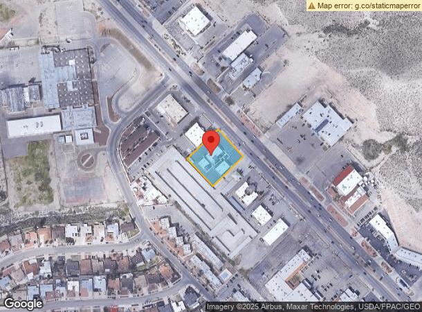  5547 N Mesa St, El Paso, TX Parcel Map