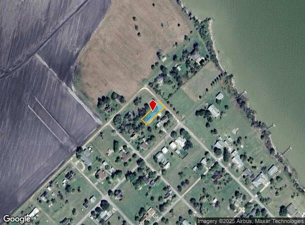 808 Bay St, Austwell, TX Parcel Map