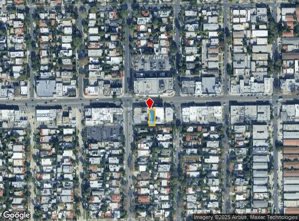 8066 Melrose Ave, Los Angeles, CA Parcel Map