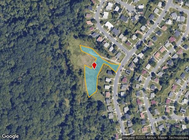 7433 Prince George Rd, Pikesville, MD Parcel Map