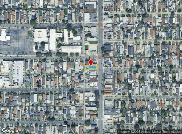  7607 S Main St, Los Angeles, CA Parcel Map