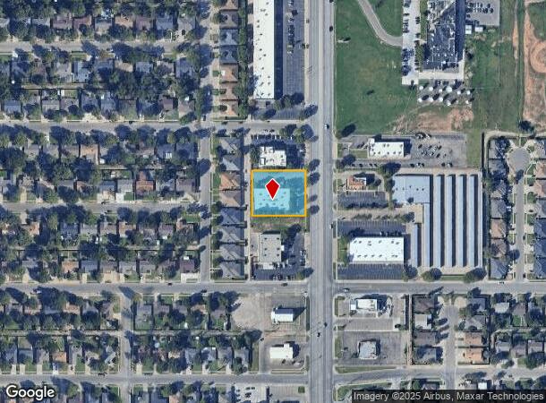  7606 University Ave, Lubbock, TX Parcel Map