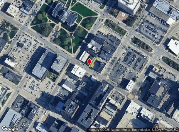  614 Adams St, Toledo, OH Parcel Map