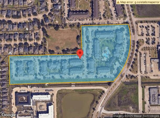  2526 Business Center Dr, Pearland, TX Parcel Map