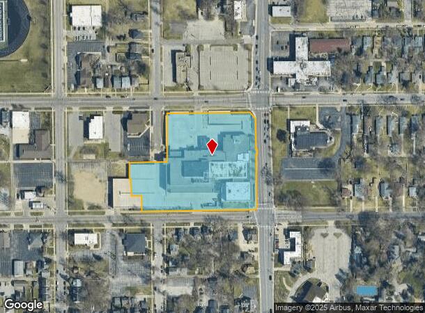 211 N Eddy St, South Bend, IN Parcel Map