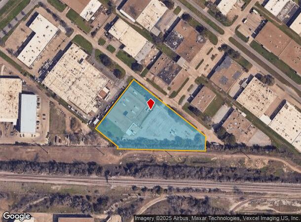  9125 Viscount Row, Dallas, TX Parcel Map