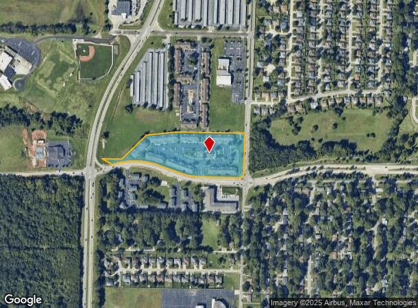 1645 W Walnut Lawn St, Springfield, MO Parcel Map