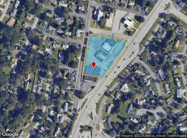 1285 Reservoir Ave, Cranston, RI Parcel Map