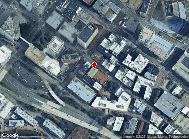  1205 E Cary St, Richmond, VA Parcel Map