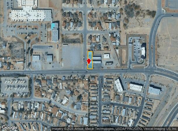 849 Talbot Ave, Canutillo, TX Parcel Map