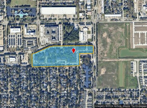  10221 Centrepark Dr, Houston, TX Parcel Map