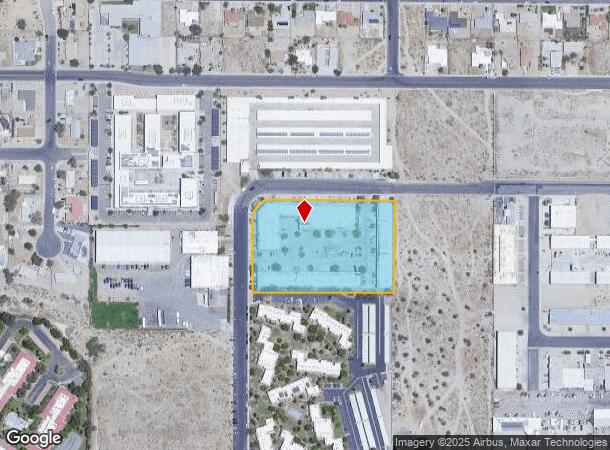 401 W Radio Rd, Palm Springs, CA Parcel Map
