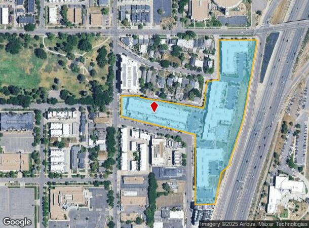  2180 N Bryant St, Denver, CO Parcel Map