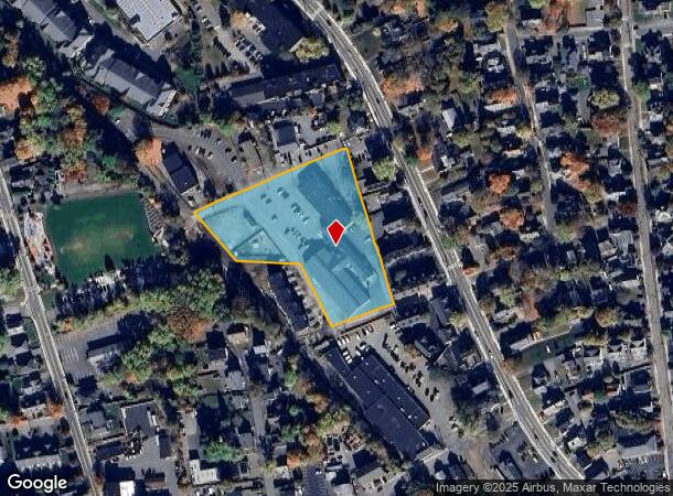 19 Willow St, Natick, MA Parcel Map