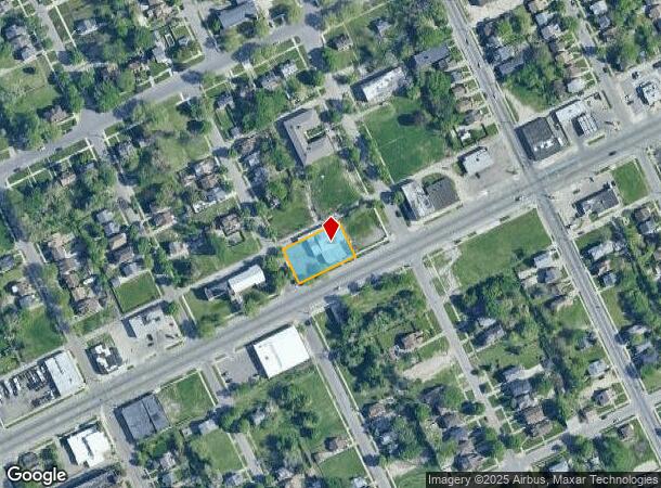  14201 E Warren Ave, Detroit, MI Parcel Map