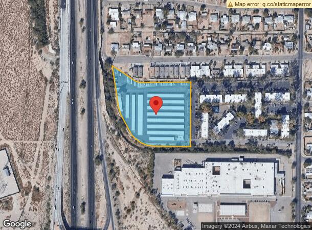  6390 S Santa Clara Ave, Tucson, AZ Parcel Map