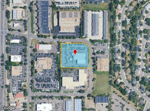 8041 S Grant Way, Littleton, CO Parcel Map