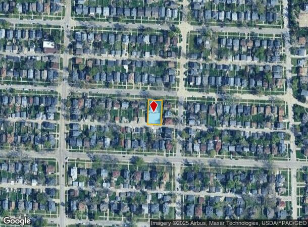  1947 Washington Ave Se, Cedar Rapids, IA Parcel Map