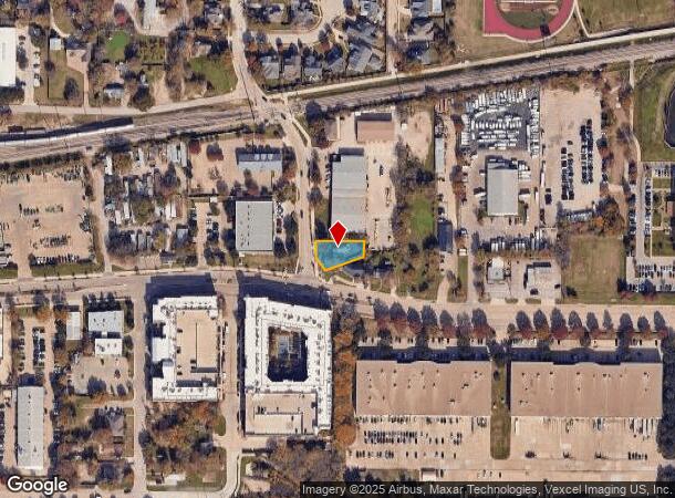 829 S Dooley St, Grapevine, TX Parcel Map