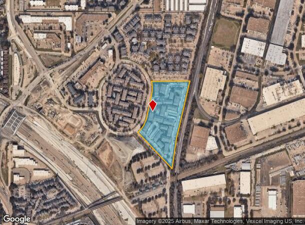 9959 Adleta Blvd, Dallas, TX Parcel Map