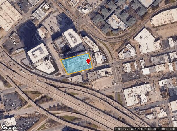  2525 Elm St, Dallas, TX Parcel Map