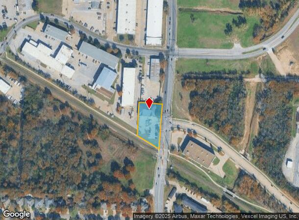 1200 S Woodrow Ln, Denton, TX Parcel Map