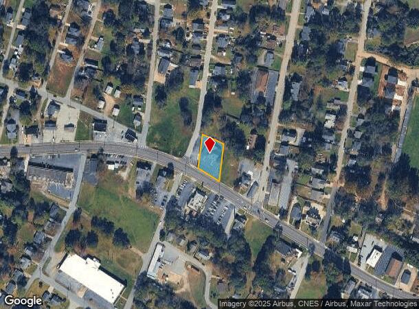  606 W Poinsett St, Greer, SC Parcel Map