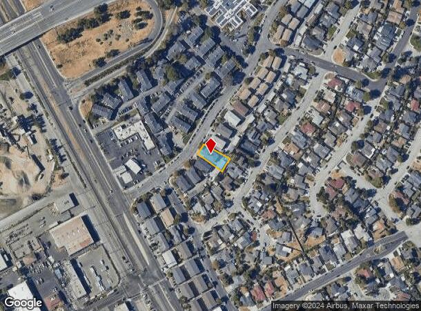  1080 Clyde Ave, Santa Clara, CA Parcel Map