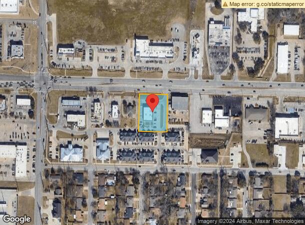  2203 W University Dr, Denton, TX Parcel Map