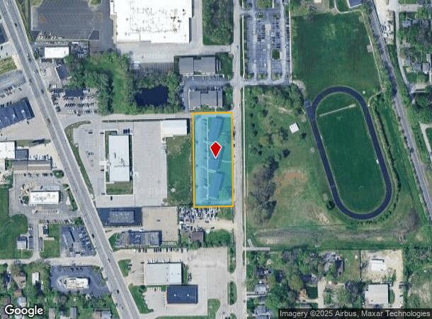  2820 S East St, Indianapolis, IN Parcel Map