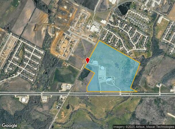  13501 County Line Rd, Elgin, TX Parcel Map