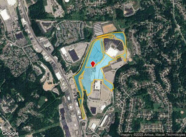  1000 Ross Park Mall Dr, Pittsburgh, PA Parcel Map