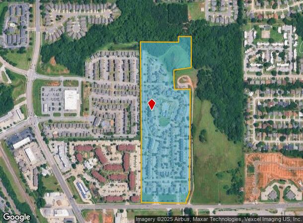  1601 E Imhoff Rd, Norman, OK Parcel Map