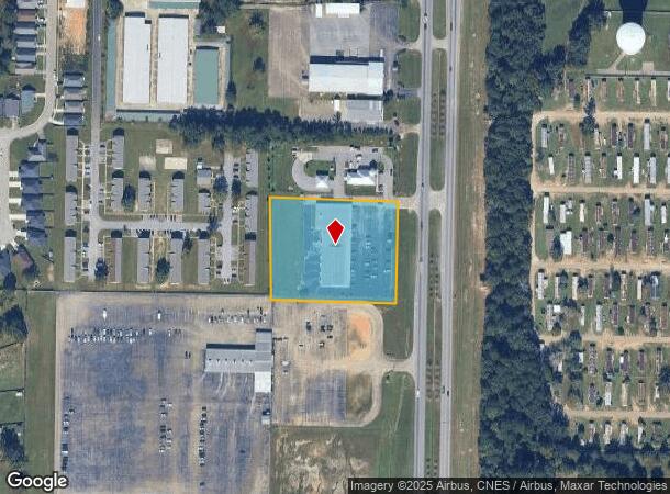  3600 S Oates St, Dothan, AL Parcel Map