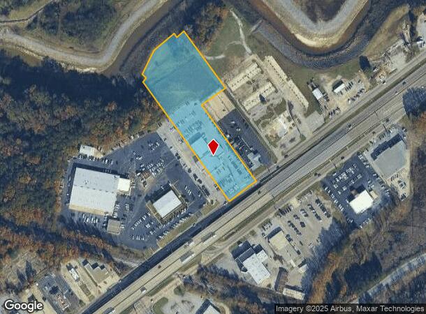1106 N Frontage Rd, Meridian, MS Parcel Map