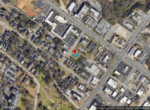  164 Franklin St, Macon, GA Parcel Map